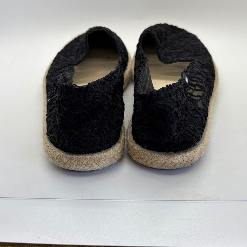 Rocket Dog Black Lace Espadrilles Size 7.5 - Picture 7 of 10